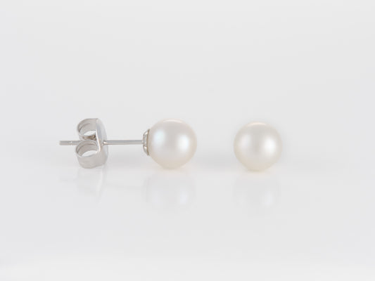 Freshwater Pearl Earrings 6mm