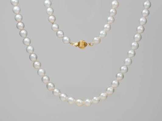 5.5mm Freshwater Pearl Necklace Choker Length