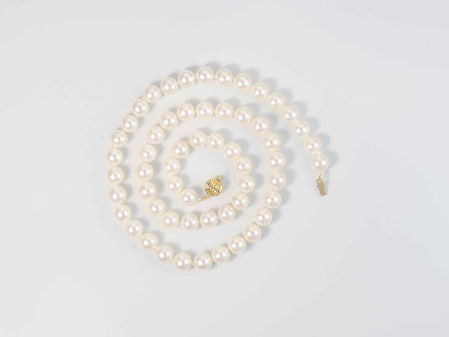 Akoya Pearl Necklace & Earring Set 7mm