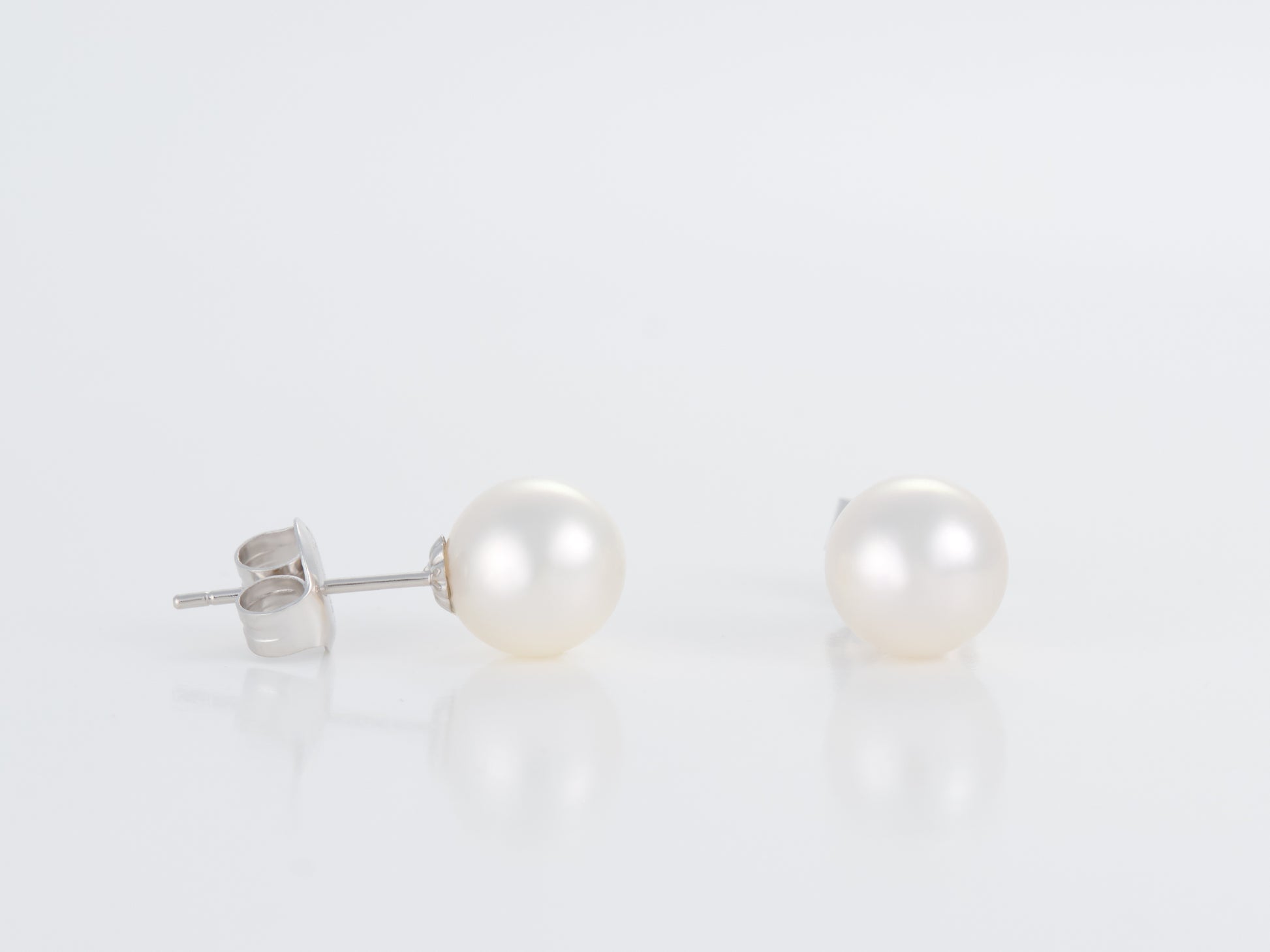 Akoya White Pearl AAA Earrings 7mm - Pearl Atelier