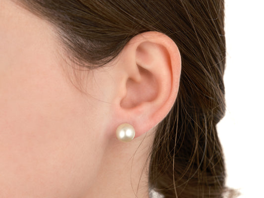 South Sea White Pearl Earrings 10mm