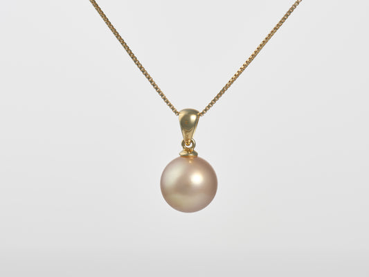 Winter Rose South Sea Pearl Pendant 9mm
