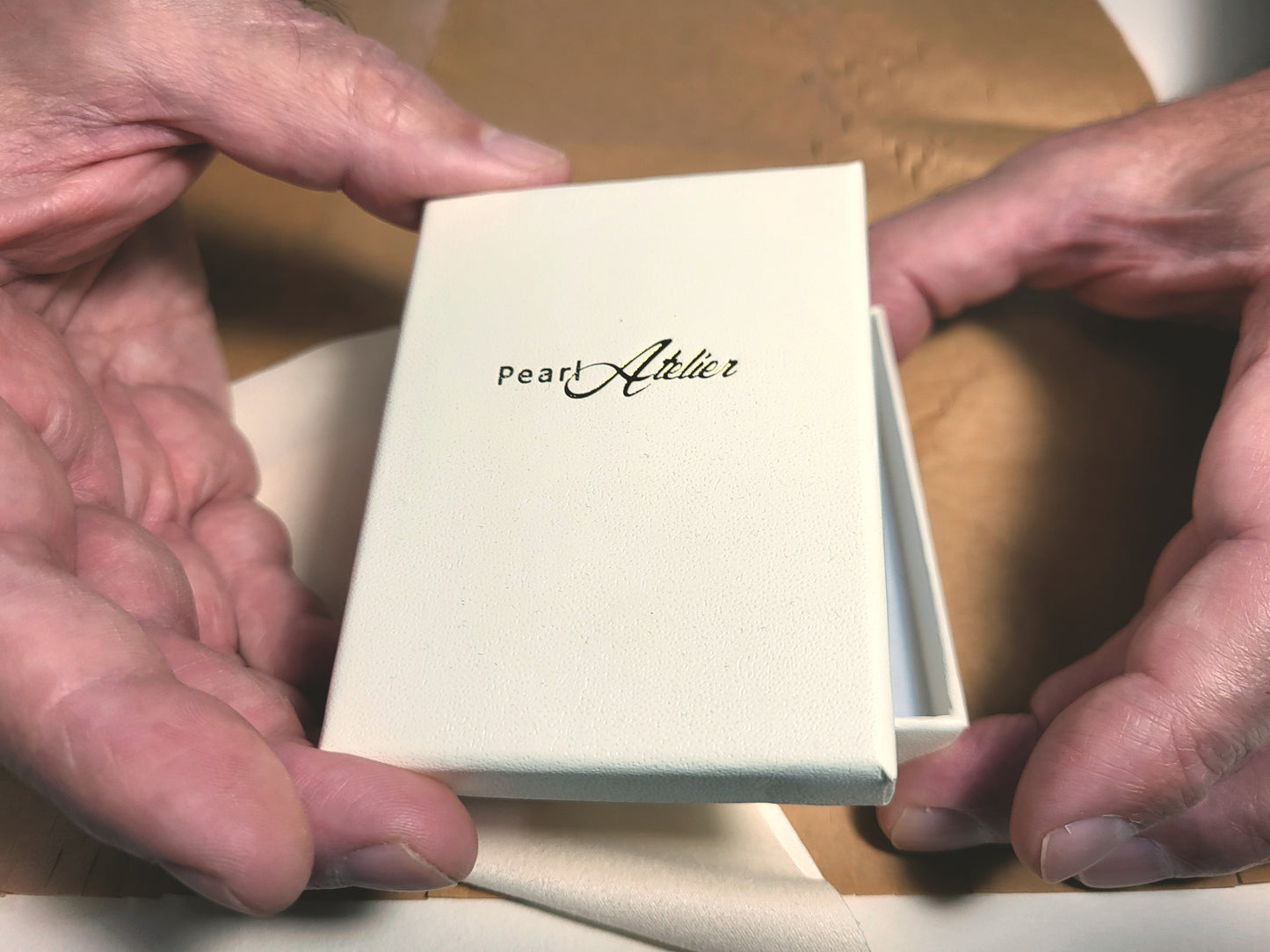 South Sea White Pearl Hoop Earrings 8mm