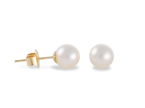 Akoya White Pearl AAA Earrings 6mm