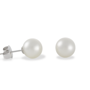 South Sea White Pearl Earrings 8mm