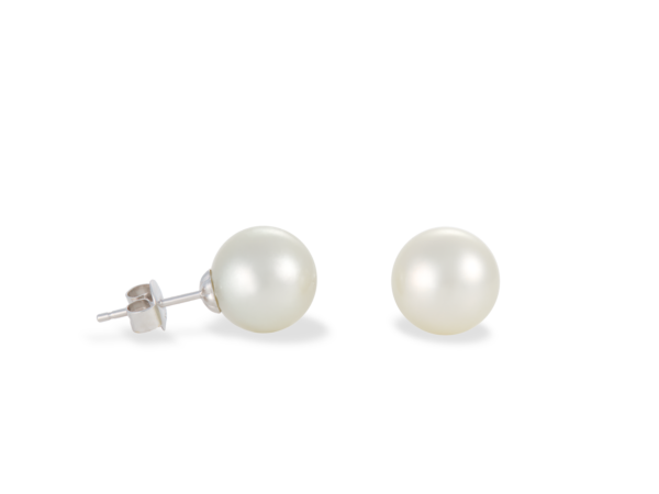South Sea White Pearl Earrings 10mm
