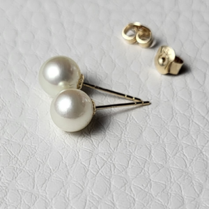 Arabic Pearl Earrings AAA 7mm