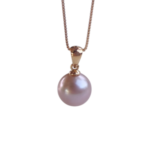 Winter Rose South Sea Pearl Pendant 9mm