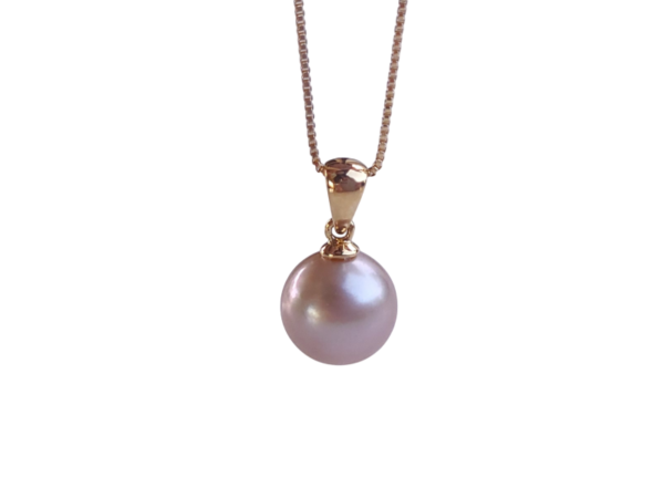 Winter Rose South Sea Pearl Pendant 9mm