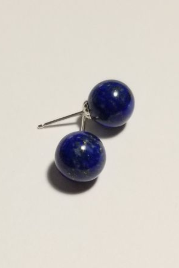 Lapis Lazuli Earrings 10mm
